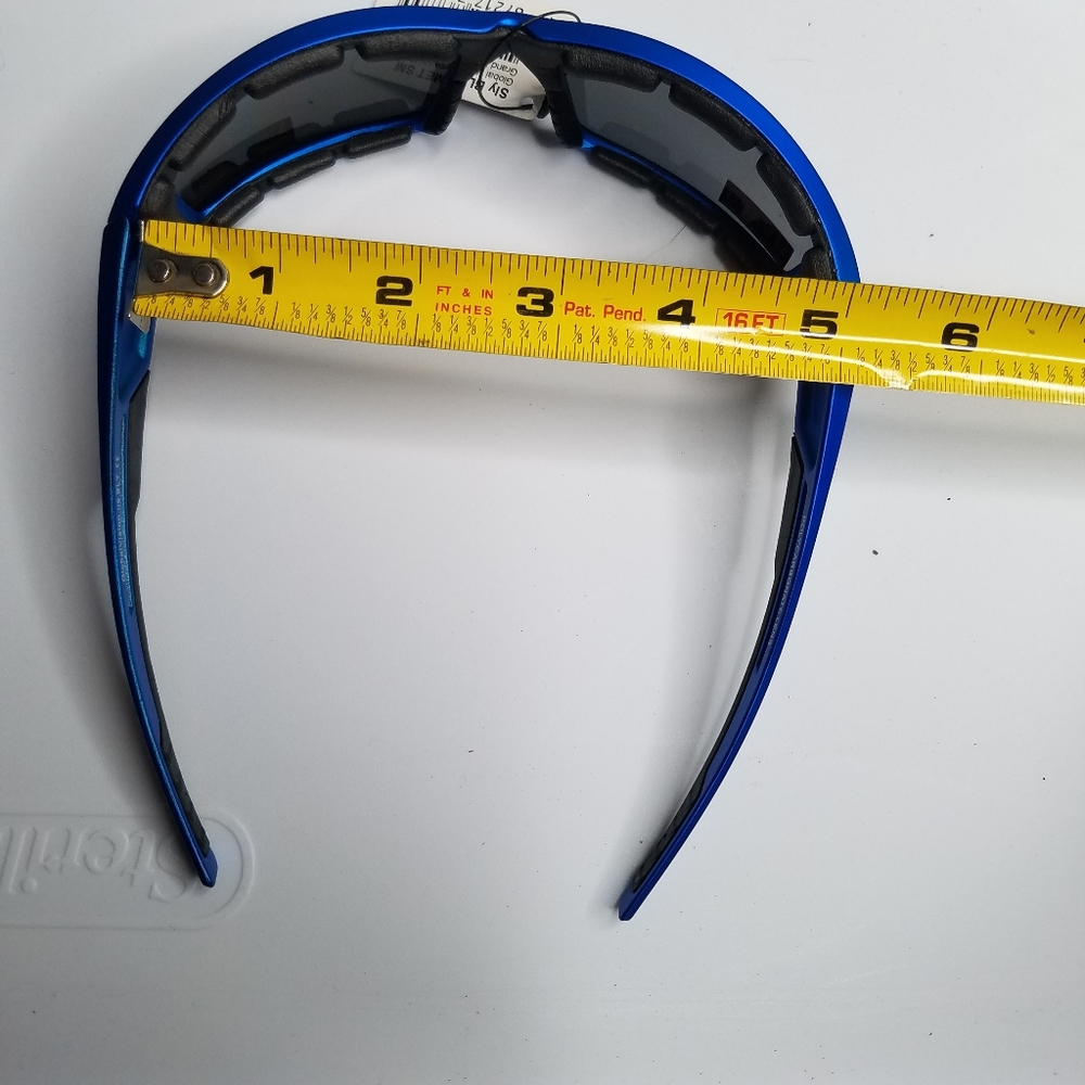 Blue Designer Motorcycle Riding Sunglasses Bin22 - Picture 12 of 16